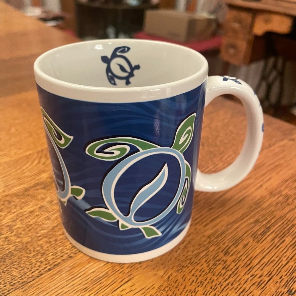 Beautiful Sea Turtle Themed Coffee Cup Mug by The Islander Group